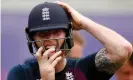  ??  ?? Ben Stokes sees the funny side during England training on Tuesday. Photograph: Andrew Boyers/Action Images via Reuters