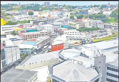  ?? Picture: FILE/ELIKI NUKUTABU ?? Building a smarter Fiji ... a bird’s-eye view of Suva City.
Electricit­y