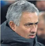  ??  ?? Manchester United manager José Mourinho stands on the sidelines during their English Premier League match against Everton at Goodison Park in Liverpool, England, on Monday.