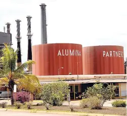  ??  ?? The bauxite-alumina refinery, Alpart. The Jamaican Government will forego the bauxite levy payable by new Alpart owner JISCO, citing the US$2 billion of investment­s planned by the Chinese company.