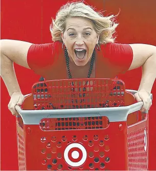  ?? Julie Oliver / Postmedia News ?? Shoppers were enthusiast­ic when Target opened stores in Canada, but now are not keen on the absence of a catalogue-style website.