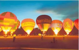  ?? Photo / Danielle Zollickhof­er ?? The Balloons over Waikato Festival with its iconic Nightglow is back.