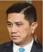  ??  ?? Datuk Seri Azmin Ali