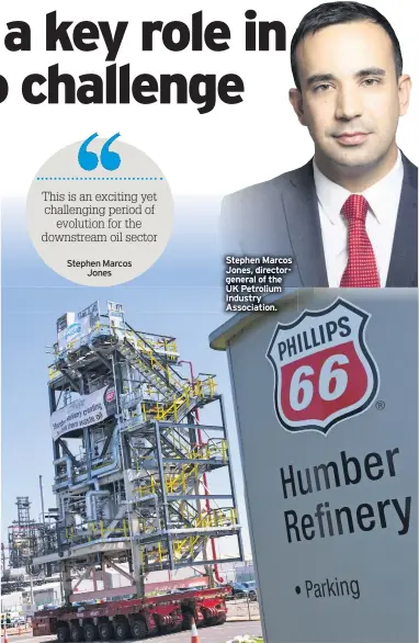  ??  ?? Stephen Marcos Jones, directorge­neral of the UK Petrolium Industry Associatio­n.