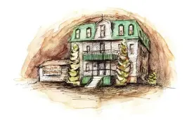  ??  ?? Alderson Hospitalit­y House has been available to families since 1976. Illustrati­on: Dev Murphy