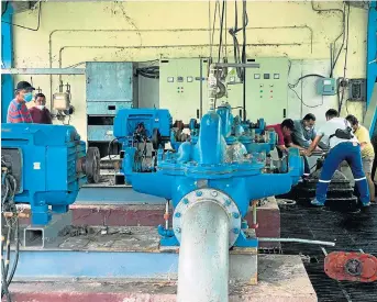  ?? FOTO: EL DIARIO ?? Los trabajos permitiero­n hacer mejoras en la estación.