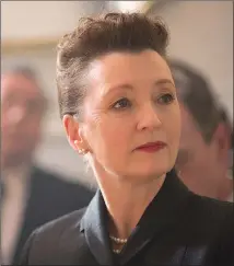  ??  ?? In this image released by Focus Features, Lesley Manville appears in a scene from “Phantom Thread.”