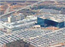  ?? SAUL LOEB, AFP/GETTY IMAGES ?? Top secret clearances are common at the National Security Agency headquarte­rs at Fort Meade, Md.