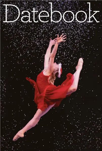  ?? Photos by Chris Hardy ?? Tessa Barbour leaps in the snow in “The Christmas Ballet,” touring the Bay Area now through Dec. 26. After a 21-month shutdown during the pandemic, Smuin Contempora­ry Ballet has resumed live shows for the holidays.