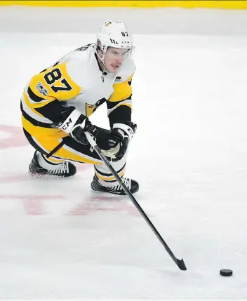  ?? GETTY IMAGES ?? Penguins captain Sidney Crosby has long been considered one of the game’s best offensive stars, but he’s also proven to be a shutdown defender when called upon. It’s the new trend in today’s NHL.