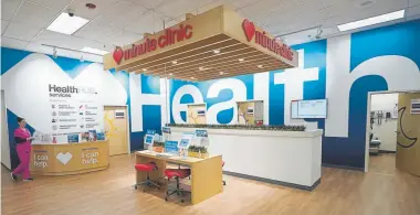  ??  ?? The new Healthhub is pictured inside a CVS store in Spring, Texas, on May 30.