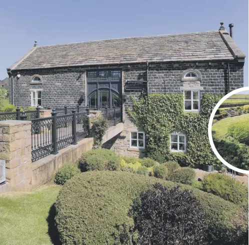  ?? ?? RURAL OUTLOOK: Deerstones House at Triangle near Sowerby Bridge. For details call Dacre Son and Hartley, Elland, on 01422 414888