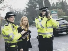  ??  ?? Sussex Police and Crime Commission­er, Katy Bourne, has made cracking down on dangerous and anti-social driving a priority. She recently joined roads policing officers in Haywards Heath.