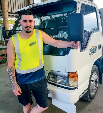  ?? ?? Sonny, MITO’s apprentice mechanic, is currently in his third year of the New Zealand Certificat­e in Heavy Automotive Engineerin­g – Road Transport (Level 3-4).