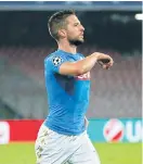  ??  ?? Napoli’s Dries Mertens.