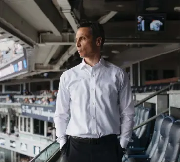  ?? Washington Post photo ?? ESPN President Jimmy Pitaro says of his network, “We’re here to serve sports fans.” Pitaro said the network is focused on sports and is veering away from politics.