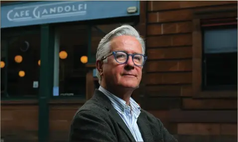  ?? Picture: Colin Mearns ?? Seumas Macinnes, owner of Cafe Gandolfi in Glasgow’s Albion Street, welcomed the Budget freeze on alcohol duty