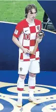  ?? ap ?? Luka Modric ganó el premio de mejor jugador en Rusia 2018.