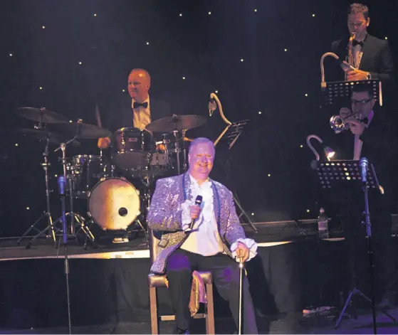  ??  ?? Time-tested tunes Colin’s gig at Airdrie’s Sir John Wilson town hall will include classic songs by the likes of Frank Sinatra and Nat King Cole