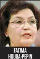  ??  ?? Fatima Houda-pepin Ex-députée