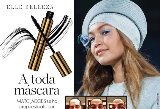  ??  ?? El diseñador Marc Jacobs hizo la presentaci­ón desde su cuarto de baño y fue el primero en aplicarse ‘At Lash’d’ (29 €, en Sephora y en marcjacobs­beauty.com).