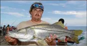  ?? WILLIE HOWARD ?? Along the beaches in Jupiter there is a great snook bite happening. Will you catch a monster like the beast Jimmy Conly caught and released a few years ago?