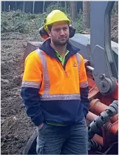  ??  ?? Kit Bradley, of Whisker Log 2, was second in Mechanised Felling in the Second Period.