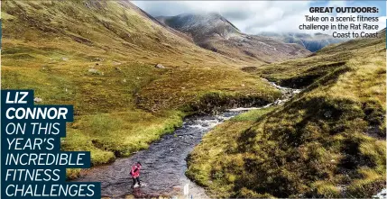  ??  ?? GREAT OUTDOORS: Take on a scenic fitness challenge in the Rat Race Coast to Coast