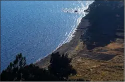  ?? ?? A partial view of Lake Titicaca is seen July 27.