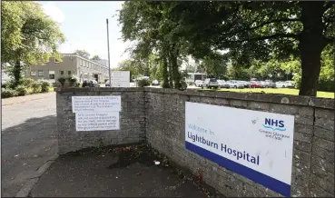  ??  ?? Lightburn Hospital, which campaigner­s want the Scottish Government to save from closure