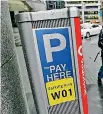  ??  ?? Wellington City Council is asking motorists not to use debit cards to pay for on-street parking in the CBD.