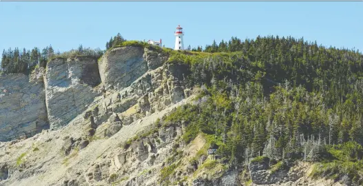  ?? PHOTOS: DEBBIE OLSEN/FOR POSTMEDIA NEWS ?? Land’s End is one of the most “stunningly beautiful spots” in Forillon National Park.