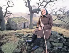  ??  ?? Hannah Hauxwell: her farm had no electricit­y, running water or central heating. ‘I’m always amazed that people should be interested,’ she said. ‘I’ve led a very simple life’
