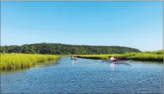  ?? PHOTO BY RICK SANFORD ?? Serene channels off Barn Island in Stonington.