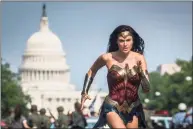  ?? Clay Enos / Warner Bros Pictures / Associated Press ?? Gal Gadot as Wonder Woman in a scene from “Wonder Woman 1984.”