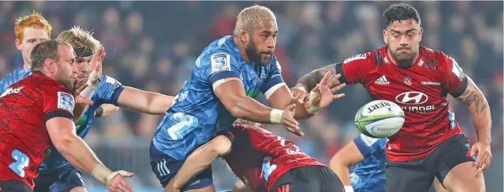  ?? Photo: Stuff ?? The Blues-Crusaders Super Rugby Aotearoa finale is now in doubt after the latest lockdown move in Auckland.