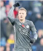  ??  ?? Leicester striker Jamie Vardy.