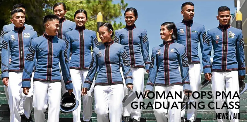 WOMAN TOPS PMA GRADUATING CLASS - PressReader
