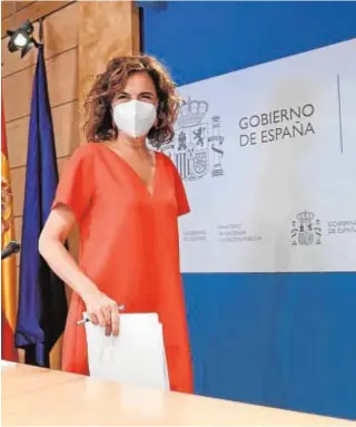 ?? // EP ?? María Jesús Montero, ministra de Hacienda y Función Pública