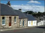  ??  ?? Home village: Cottages in Gargunnock