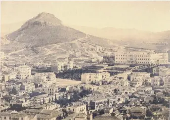  ??  ?? Syntagma and Lycabettus Hill,