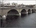  ?? Ned Gerard / Hearst Connecticu­t Media ?? The Derby-Shelton bridge, above looking toward Derby over the Housatonic River from Shelton on Feb. 2.