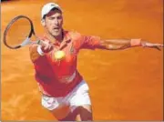  ?? REUTERS ?? Novak Djokovic beat Aslan Karatsev in straight sets.
