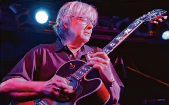  ?? Adam Berry/Getty Images 2014 ?? Kim Simmonds of the British blues band Savoy Brown performs at a club in Berlin in 2014.