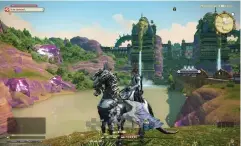  ?? ?? The winged horse Arion is the latest available mount, while users can also finally create a male viera character
