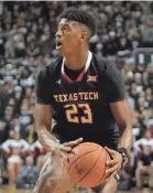  ?? MICHAEL C. JOHNSON/USA TODAY ?? Texas Tech sophomore Jarrett Culver, the Big 12 player of the year, averages 18.5 points, 6.3 rebounds and 3.7 assists.