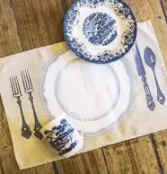  ??  ?? Dinnerware by Domesticit­y