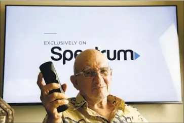  ?? Al Seib Los Angeles Times ?? GABY GROSS, 83, of Calabasas had no idea he had been paying $15.99 a month since 2017 for a porn channel he neither wanted nor watched. Spectrum offered to refund about $32. “That’s not good enough,” he says.