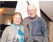  ?? RP-FOTO: PETERS ?? Das Jubelpaar Amberg ist seit 60 Jahren verheirate­t.