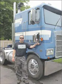  ?? SUBMITTED PHOTO ?? Murray MacKinnon is shown with his 1981 Marmon Cabover, his entry in this year’s show and shine.